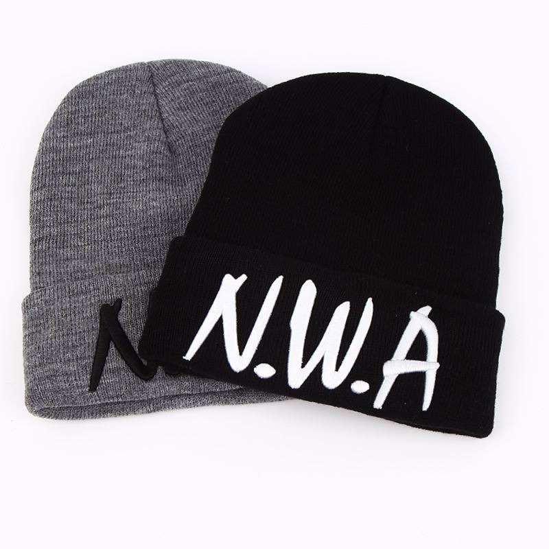 Nye Skullies Beanies Gangsta Nwa Strikkede Vinterhuer