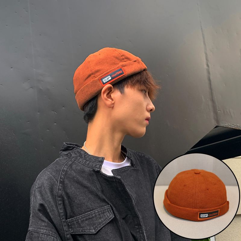 Retro Melon Hat Mand Four Seasons Hip-hop Koreansk Version Af Beret Hat Street Hipsters Hatte Uden Udhæng Udlejer Kvinder