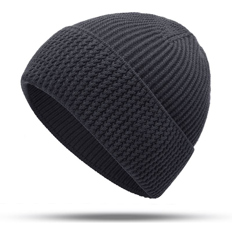 Slouchy Knit Beanie Hat Til Mænd Til Kvinder