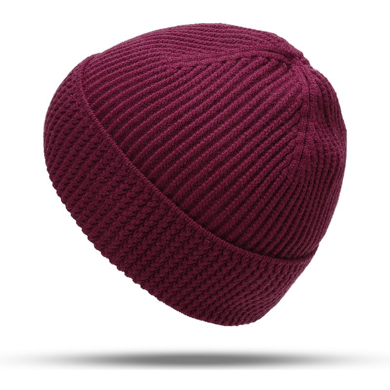 Slouchy Knit Beanie Hat Til Mænd Til Kvinder