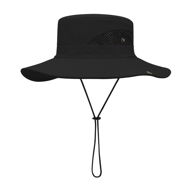 Sommer Fisherman Hat Solcreme Uv Åndbar Bærbar Fiskesolskygge Bjergbestigning Big Rim Hat