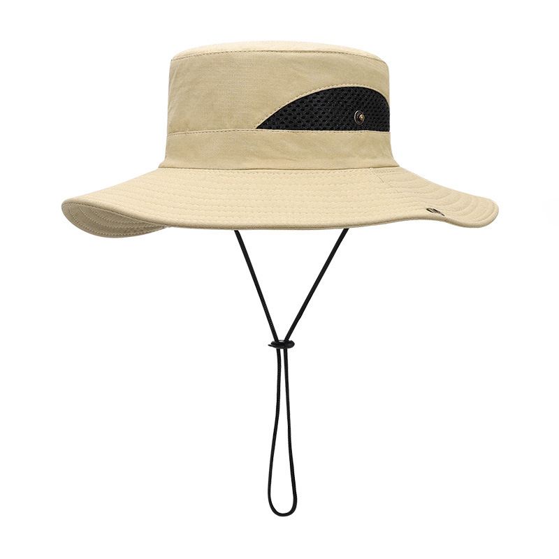 Sommer Fisherman Hat Solcreme Uv Åndbar Bærbar Fiskesolskygge Bjergbestigning Big Rim Hat