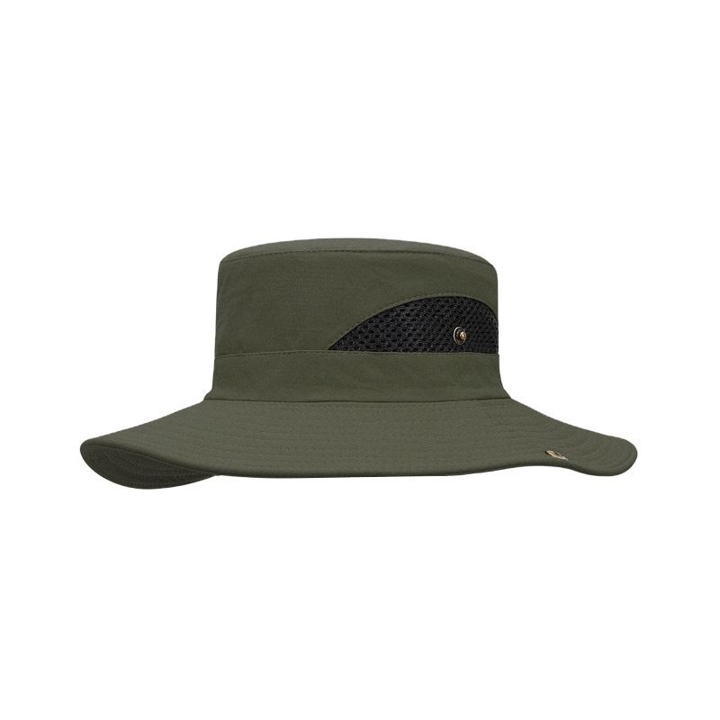 Sommer Fisherman Hat Solcreme Uv Åndbar Bærbar Fiskesolskygge Bjergbestigning Big Rim Hat