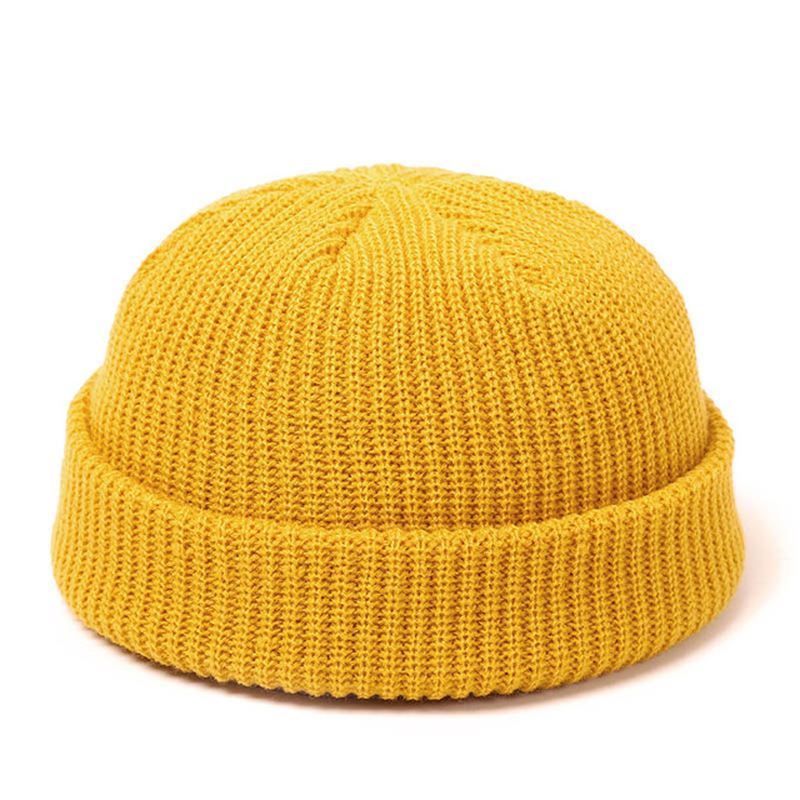 Strikkede Huer Til Kvinder Skullcap Mænd Beanie Hat Winter Retro