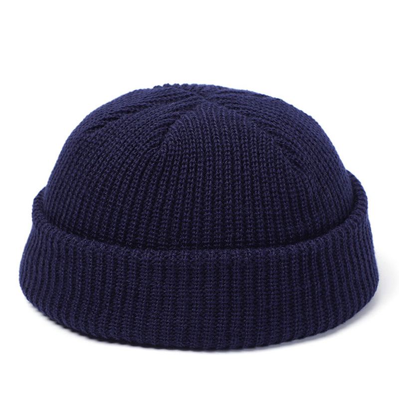 Strikkede Huer Til Kvinder Skullcap Mænd Beanie Hat Winter Retro