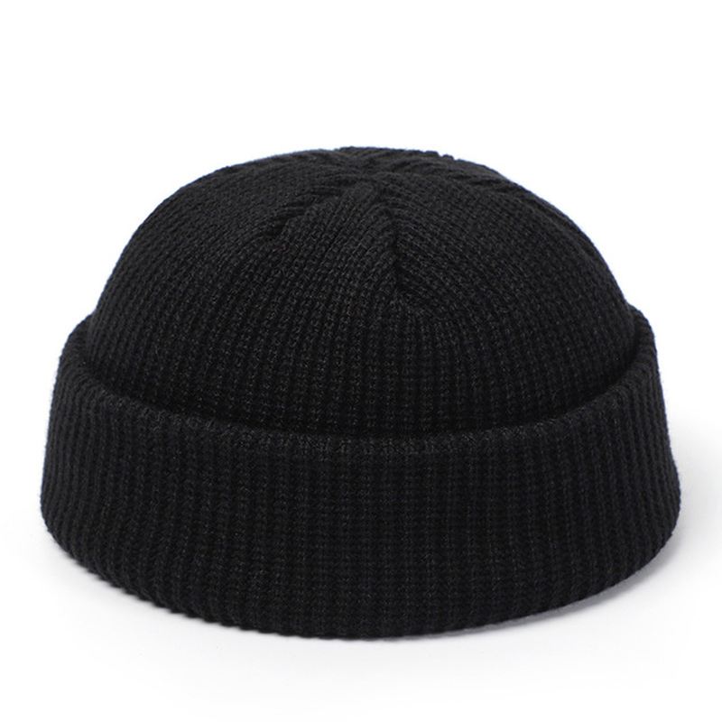 Strikkede Huer Til Kvinder Skullcap Mænd Beanie Hat Winter Retro