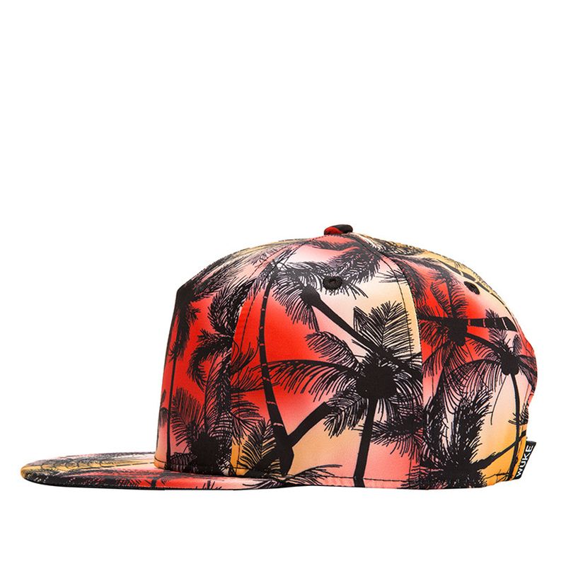 Tropical Wind Coconut Flad Hat Blade Hip Hop Hat Baseball Cap