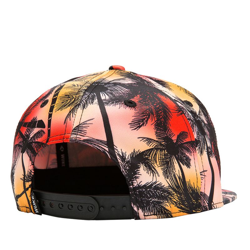 Tropical Wind Coconut Flad Hat Blade Hip Hop Hat Baseball Cap