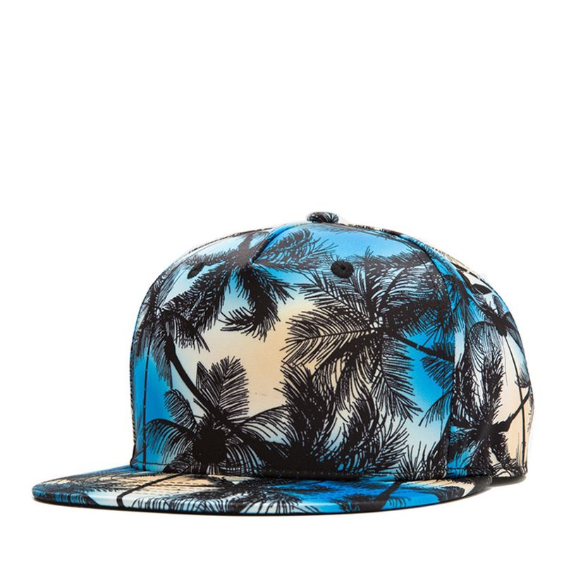 Tropical Wind Coconut Flad Hat Blade Hip Hop Hat Baseball Cap