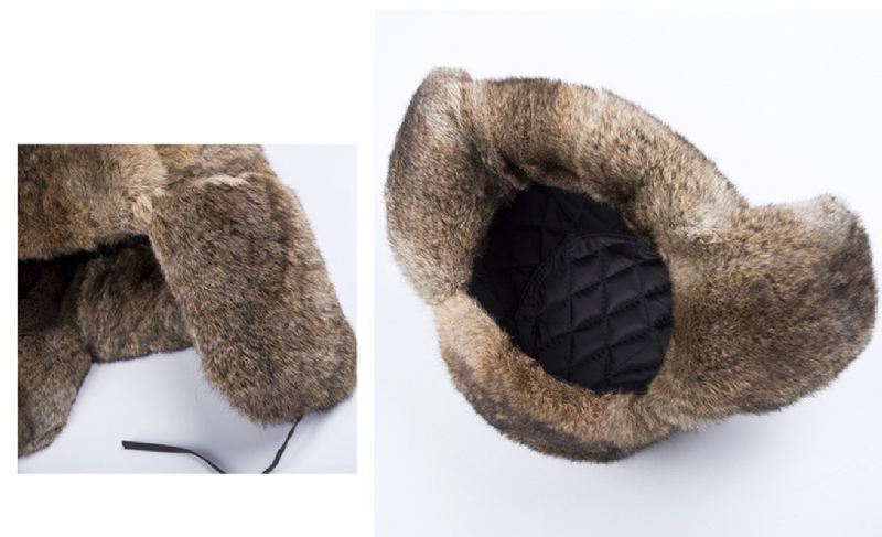 Tykke Northeast Outdoor Warm Ear Protection Middelaldrende Og Ældre Bomuldshat