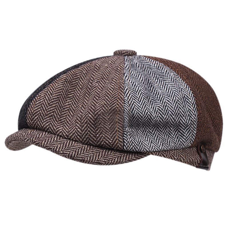 Udendørs Fritid Britisk Big Head Retro Newsboy Baret