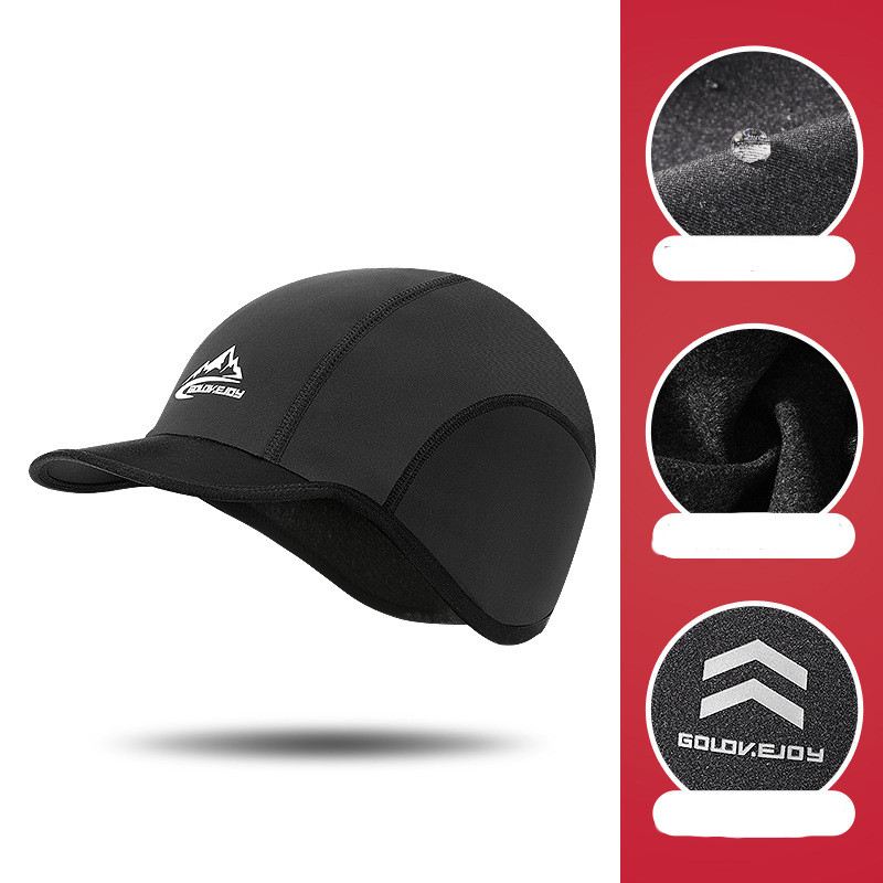 Udendørs Sports Ride Cap Holder Varm Varm Børstet Hat