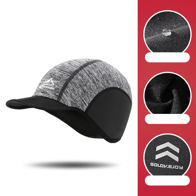 Udendørs Sports Ride Cap Holder Varm Varm Børstet Hat