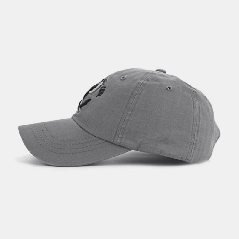 Unisex Afslappet Justerbar Kasket Båd Anker Broderi Udendørs Vedbend Cap Baseball Hatte