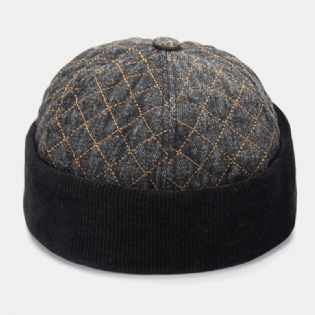 Unisex Bomuld Hip-hop Stil Afslappet Daglig Street Trend Par Hat Brimless Beanie Udlejer Hat Skull Hat