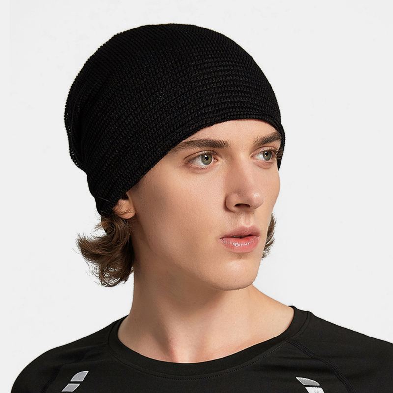 Unisex Multifunktionsnet Åndbar Svedabsorberende Hip-hop Sports Pandebånd Tørklæde Beanie Hat