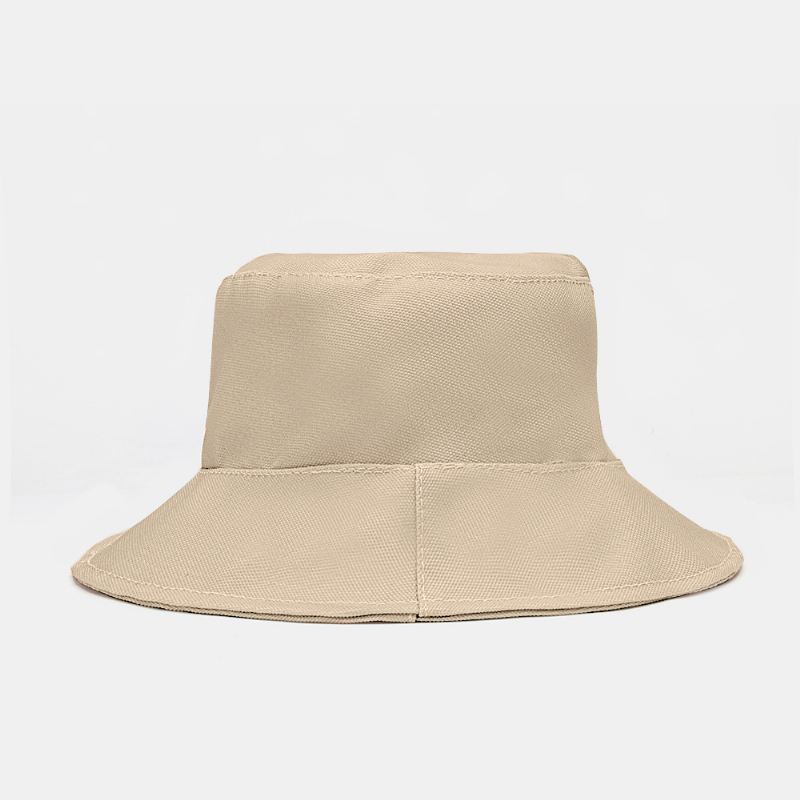 Unisex Plain Poker Mønster Bucket Hat Casual Wild Foldbar Solskygge Beach Hat