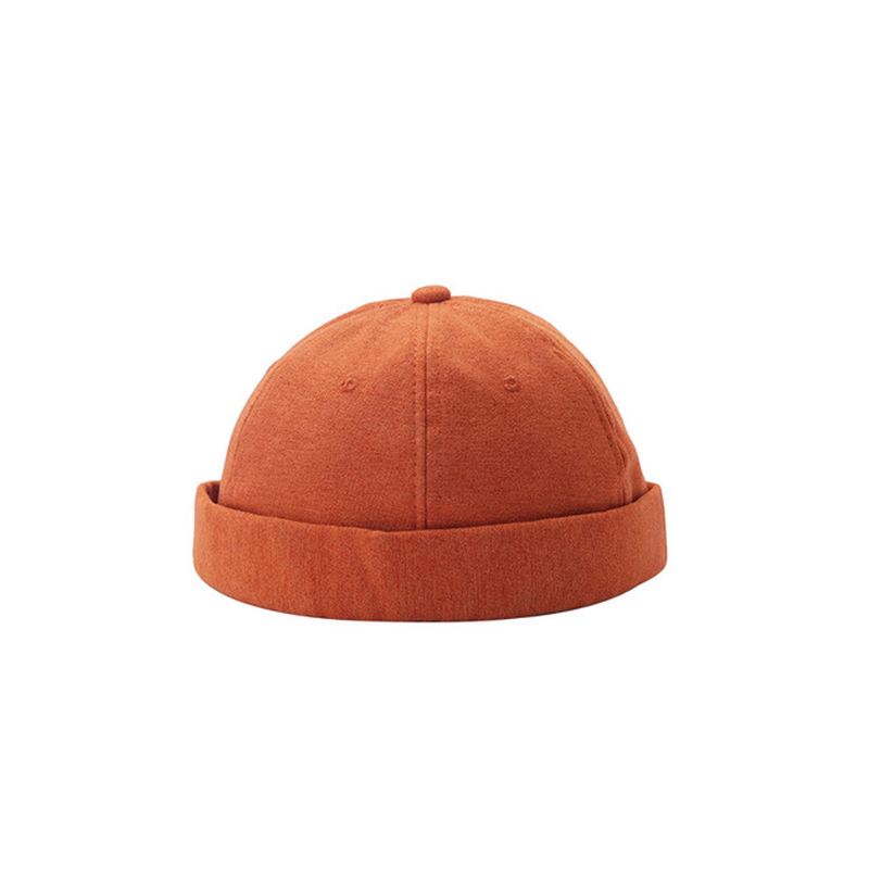 Unisex Street Yuppie Hat Bogstaver Broderede Udlejer Hat Græskar Basker Tidevand Brimless Hatte