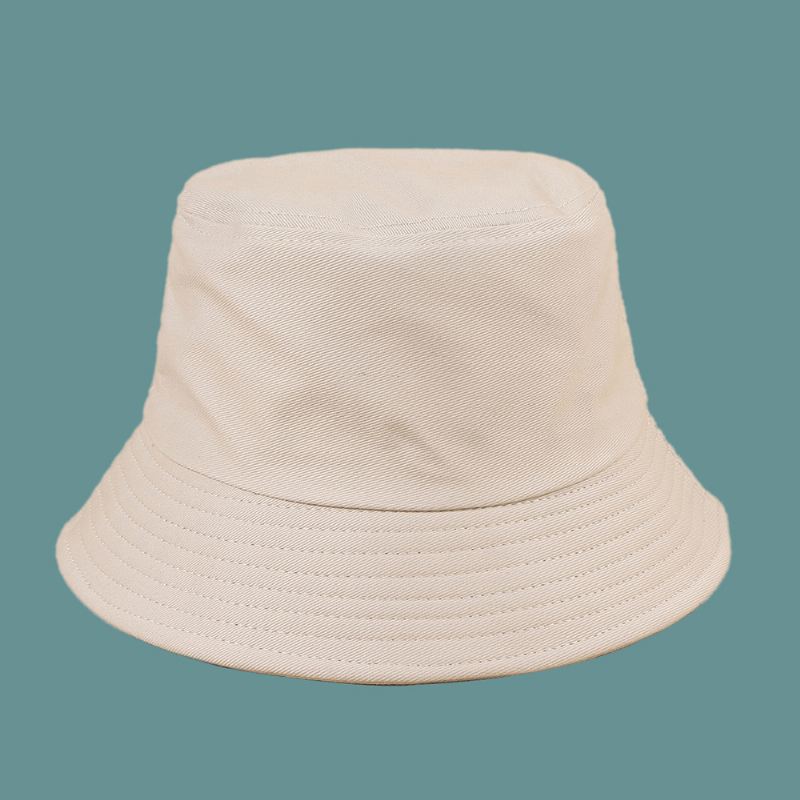 Unisex Tegneserie Kærlighed Kranie Med Tryk Twill Cap Bomuld Ensfarvet Mode Solbeskyttelse Bucket Hat