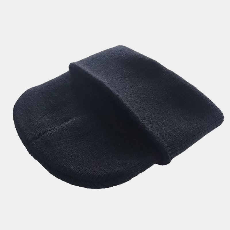 Unisex Uld Varm Vindtæt Solskærm Jul Grønt Hår Monster Udskrivning Strikket Hat Beanie