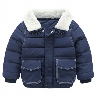 Simple Cot Coat Baby Coat Baby Polstret Coat