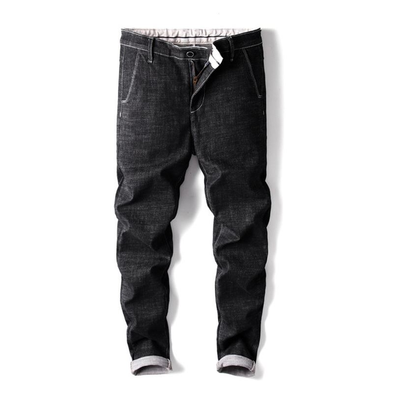 Mænd Feet Slim Jeans Ungdom Casual Bukser Elastiske Bukser