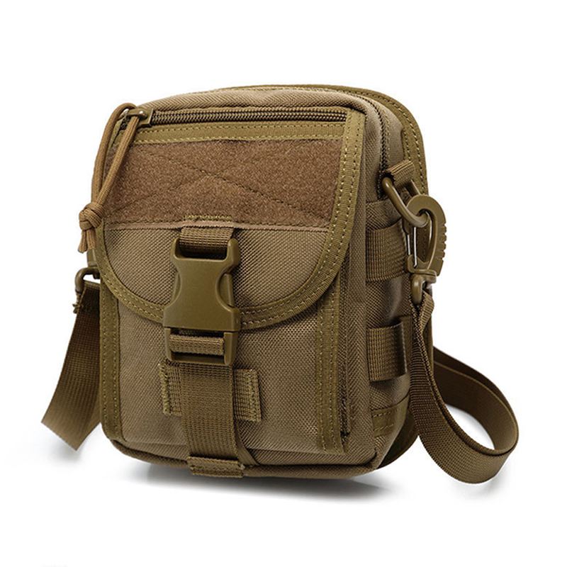 Army Style Nylon Taktisk Mænd Skuldertaske Messenger Bag Til Sport Rejse Vandreture