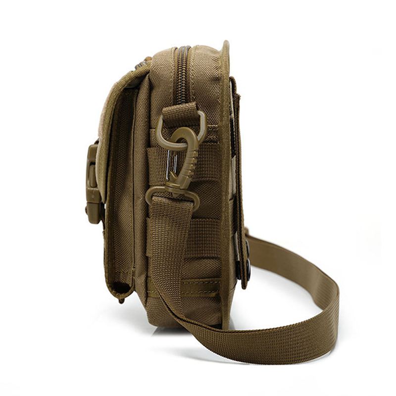 Army Style Nylon Taktisk Mænd Skuldertaske Messenger Bag Til Sport Rejse Vandreture