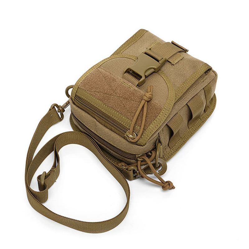 Army Style Nylon Taktisk Mænd Skuldertaske Messenger Bag Til Sport Rejse Vandreture