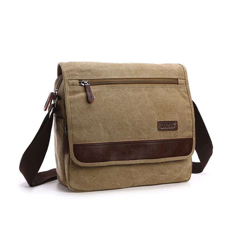 Canvas Retro Skulder Crossbody Taske Casual Outdoor Mænd Skuldertaske