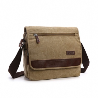 Canvas Retro Skulder Crossbody Taske Casual Outdoor Mænd Skuldertaske