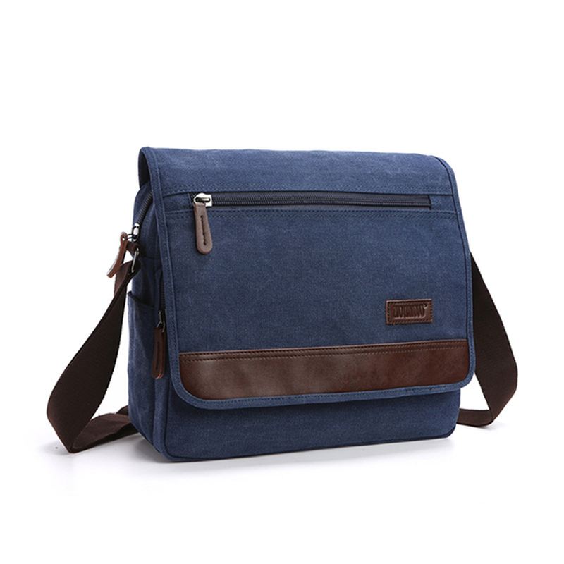 Canvas Retro Skulder Crossbody Taske Casual Outdoor Mænd Skuldertaske