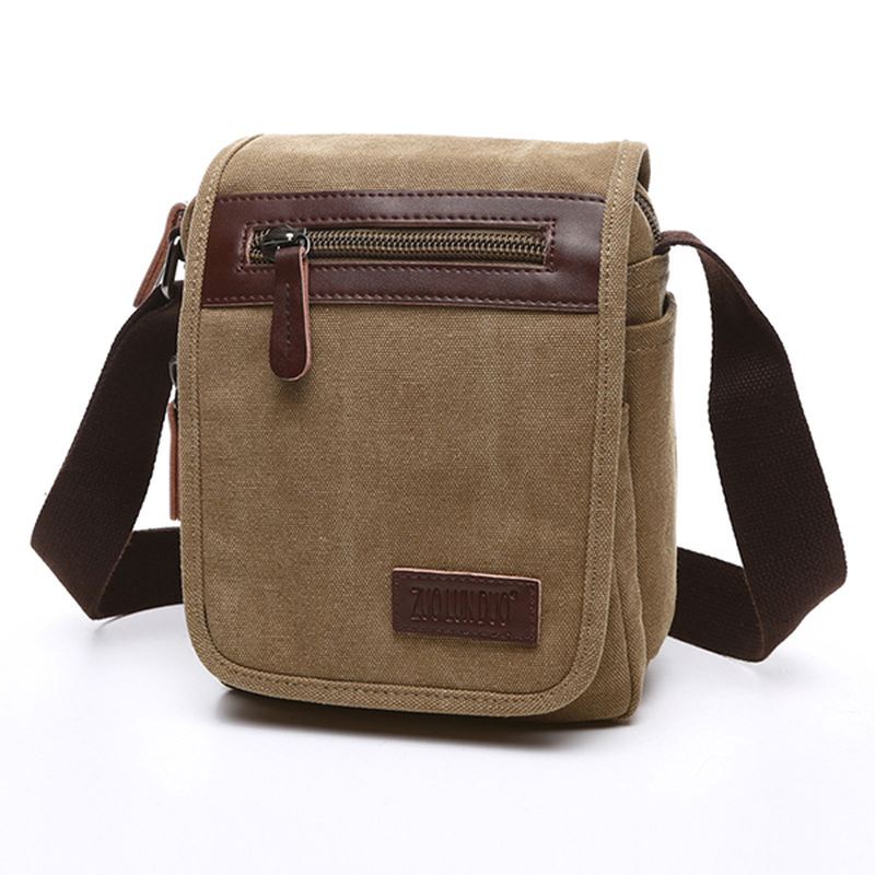 Canvas Retro Skulder Crossbody Taske Casual Outdoor Mænd Skuldertaske