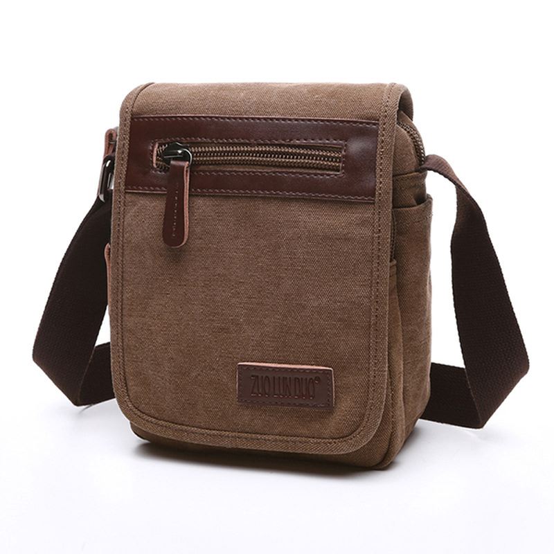 Canvas Retro Skulder Crossbody Taske Casual Outdoor Mænd Skuldertaske