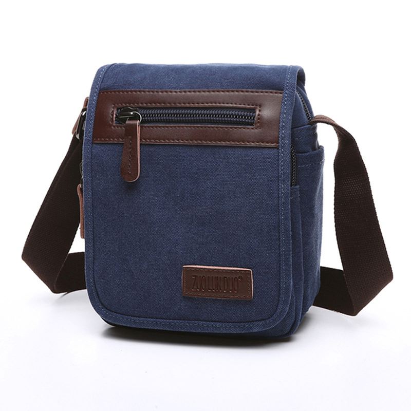 Canvas Retro Skulder Crossbody Taske Casual Outdoor Mænd Skuldertaske