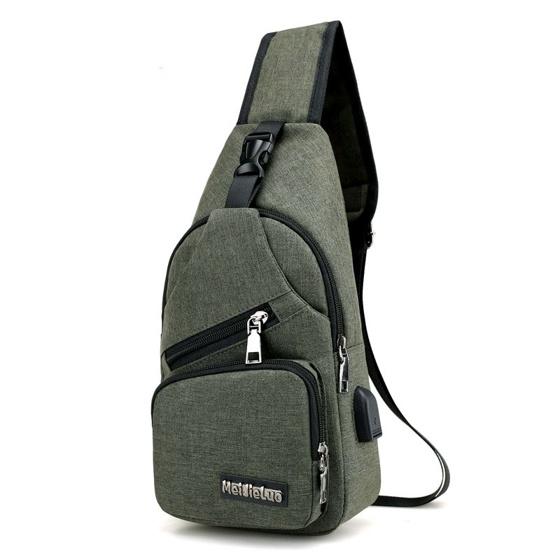 Casual Outdoor Travel Sling Bag Brysttaske