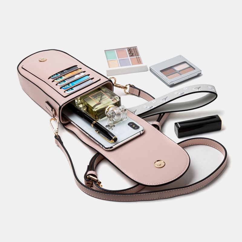 Kvinder 4 Card Slots Telefontaske Crossbody-taske