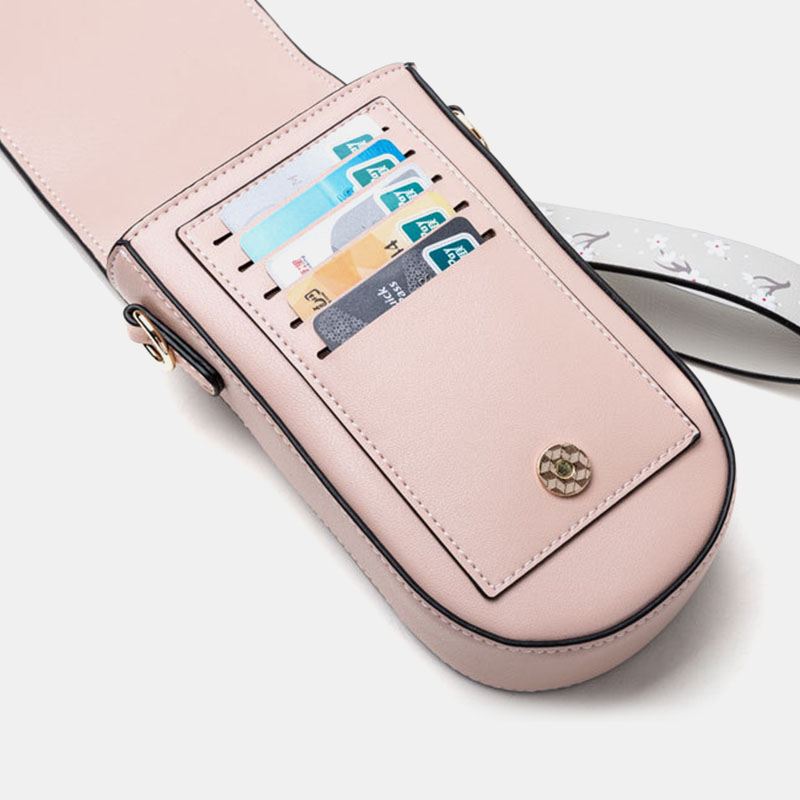 Kvinder 4 Card Slots Telefontaske Crossbody-taske