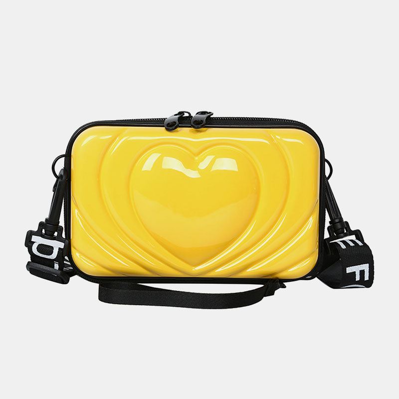 Kvinder 6.5 Tommer Love Solid Trunk Telefontaske Crossbody Taske