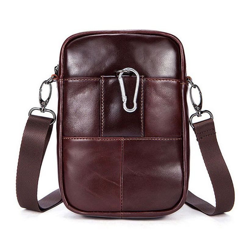 Kvinder Ægte Læder Casual Business Vintage Crossbody Taske