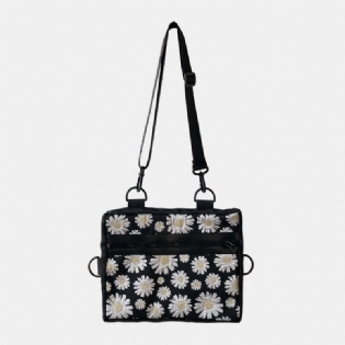 Kvinder Casual Blomster Nylon Crossbody Bag Skuldertaske