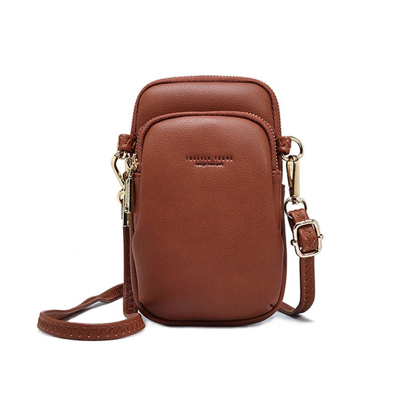 Kvinder Casual Crossbody Taske Solid Telefontaske Skuldertaske