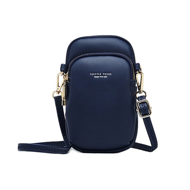 Kvinder Casual Crossbody Taske Solid Telefontaske Skuldertaske