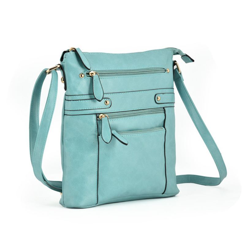 Kvinder Flerlags Lynlåslommer Messenger-tasker Casual Skuldertasker Crossbody-tasker