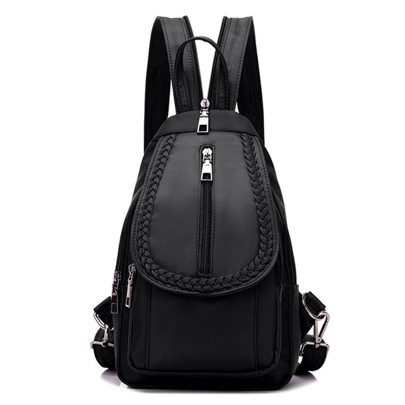 Kvinder Fletdekoration Nylon Vandtæt Casual Brysttaske Udendørs Crossbody-taske