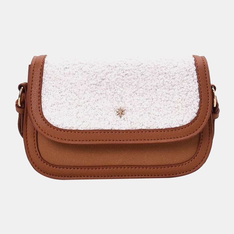 Kvinder Lammehår Vinter Crossbody Bag Skuldertaske