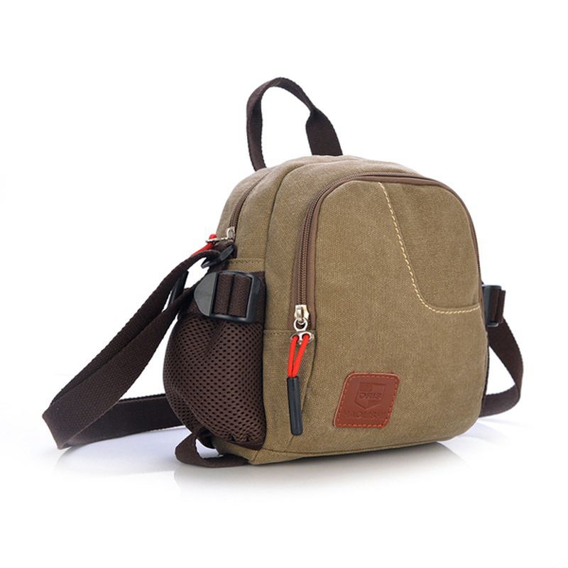 Kvinder Mænd Casual Canvas Crossbody Tasker Lys Håndtasker Udendørs Skuldertasker