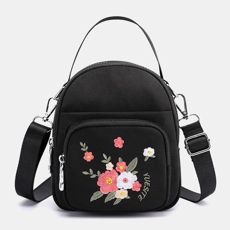 Kvinder Mode Broderi Skuldertaske Crossbody Taske