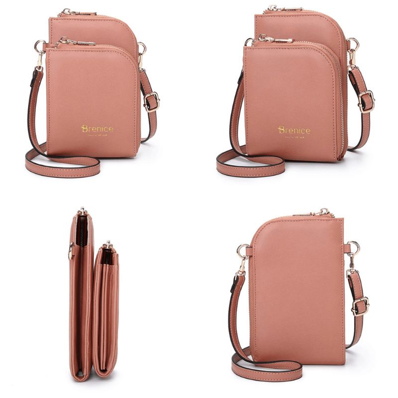 Kvinder Multi-slot Comestic Crossbody Taske