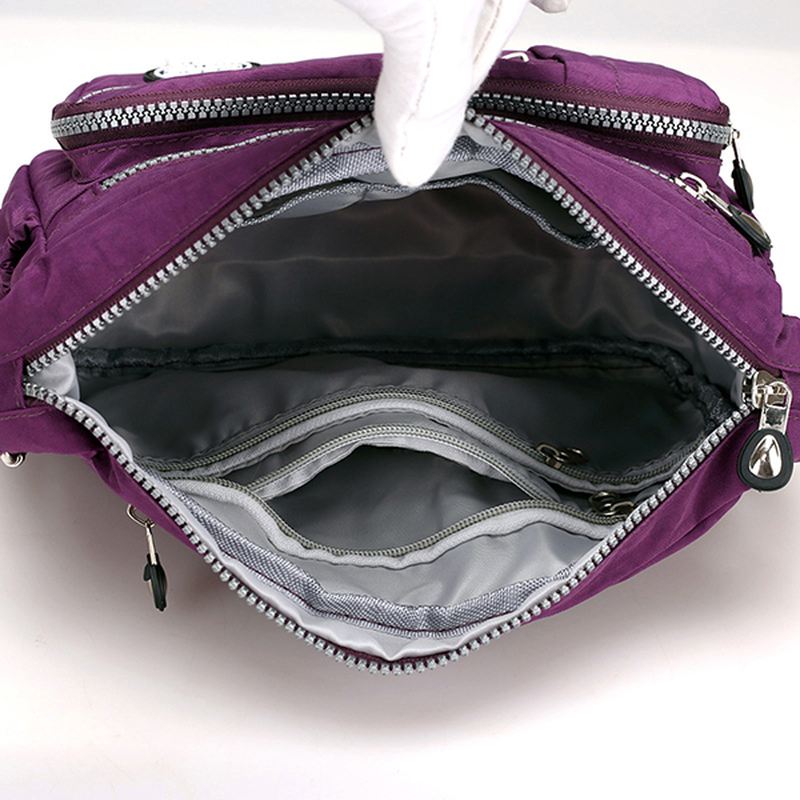 Kvinder Nylon Crossbody Bag Vandtæt Casual Skuldertaske